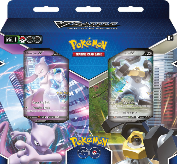Набір карт Pokemon GO Mewtwo проти Melmetal 2 колоди (820650850493) - зображення 2