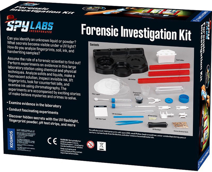 Zestaw eksperymentalny Kosmos Spy Labs Incorporated Forensic Investigation 1607013 (4002051617264) - obraz 2