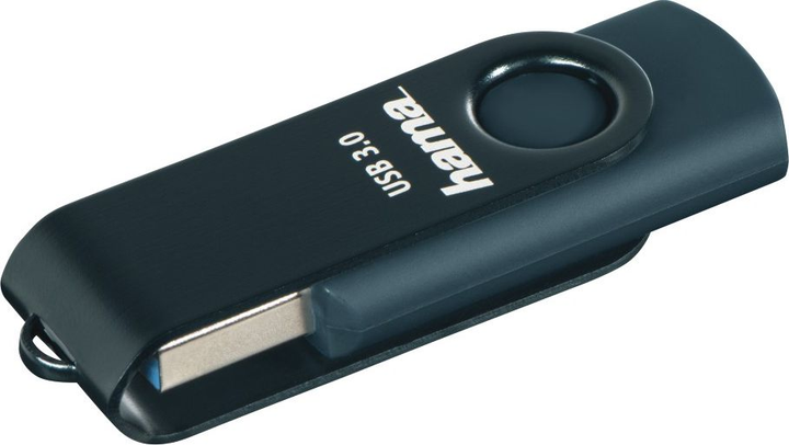 Флеш пам'ять USB Hama Rotate 128GB USB 3.0 Blue (4047443435903) - зображення 3