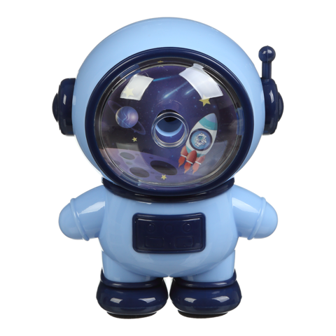 Чинка механічна ZiBi KIDS Line 5506 SPACEMAN, синя (12) /ZB.5506/ - Фото 2 Чинка механічна ZiBi KIDS Line 5506 SPACEMAN, синя (12) /ZB.5506/ - изображение 2