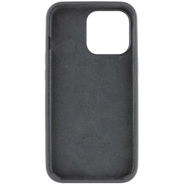 Чохол силіконовий Full Silicone Case for iPhone 14 Pro Max Dark Grey (з закритим низом) - зображення 2