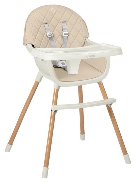 Krzesełko do karmienia Ricokids Nukido Lilo Beżowe (5903890621407) - obraz 1