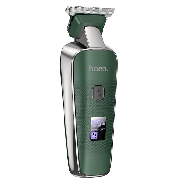 Машинка для стрижки HOCO HP23 Diamond engraving electric Hair clipper green - Фото 1 Машинка для стрижки HOCO HP23 Diamond engraving electric Hair clipper green - зображення 1
