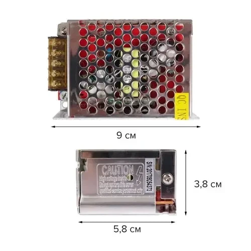 Блок питания OEM DC12 36W 3А TR-36 - изображение 2