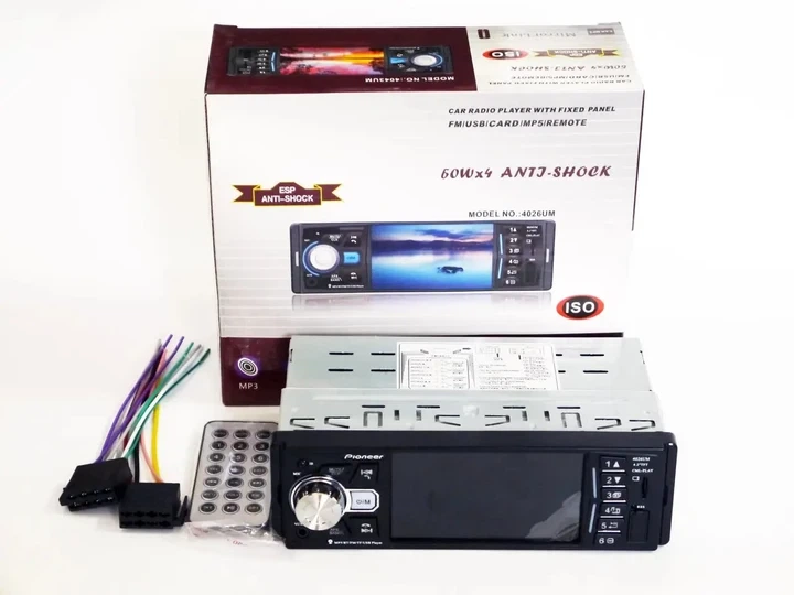 Магнитола Pioneer 4026UM экран 4,1'' USB SD Bluetooth для Audi, BMW, Chery, Chevrolet, Citroen, Daewoo, Fiat, Ford, Geely, Honda, Kia, Mazda, Opel, BYD, Skoda - изображение 5