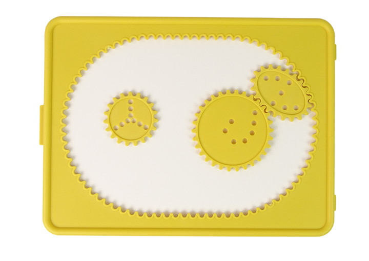 Stolik - tablica do rysowania LEAN Toys 2w1, Kreda, Pisaki i Gra (5905214975074) - obraz 5