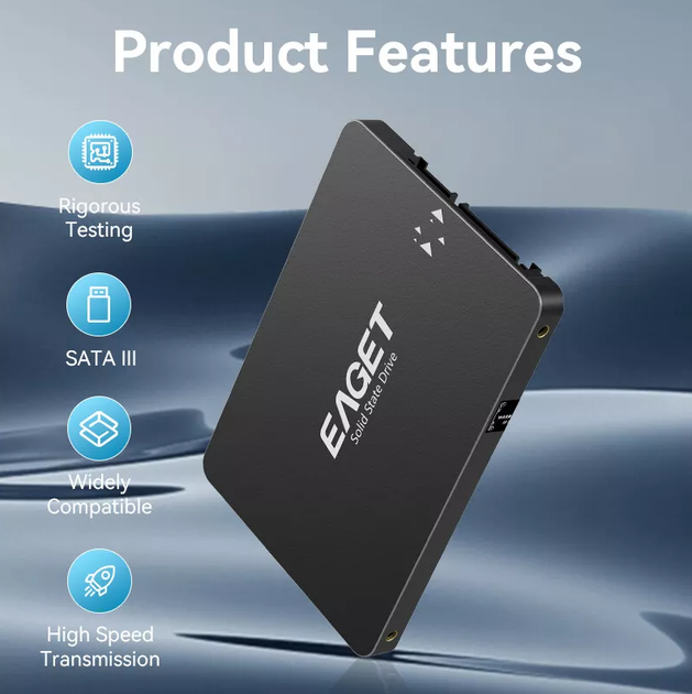 SSD диск накопичувач Eaget SATA III 2.5