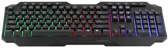Клавіатура дротова XTRIKE ME KB-306 UA LED USB Black - зображення 3