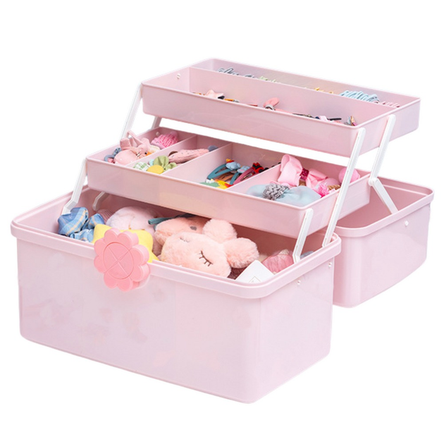 Pudełko z organizerem LEAN Toys na akcesoria do włosów (5905991034667) - obraz 2