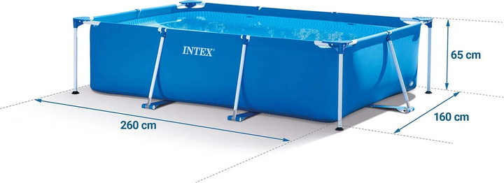 Каркасний басейн Intex 28271 260 x 160 x 65 см Blue (0078257282715) - зображення 3