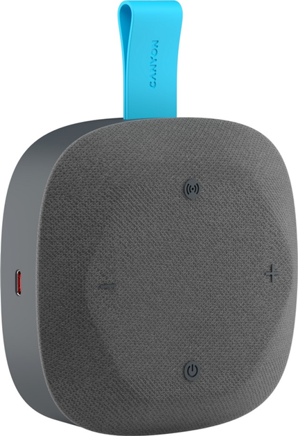 Głośnik przenośny Canyon Hexagon 10 Grey-Blue (CNE-CBTSP10GB) - obraz 5
