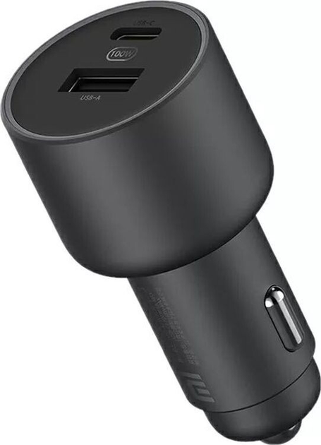 Автомобільний зарядний пристрій Xiaomi Car Charger 1A1C 100W CC07ZM Black (BHR4460CN) - зображення 1