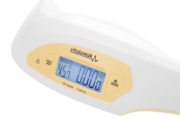 Дитячі ваги Vitalpeak BS100 з вимірювальною шкалою (8594205620146) - зображення 2