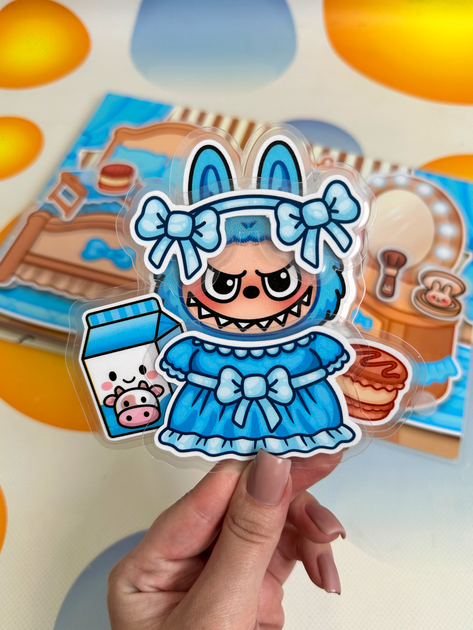 Игрушка на липучках набор «ЛаБуБу» А5 формата на металической пружине - изображение 2