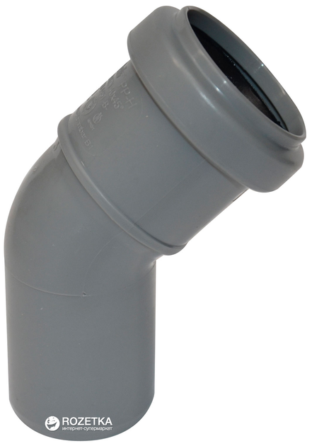 Колено VALSIR для внутренней канализации HTB 45° 40 мм (VS0504017 ...