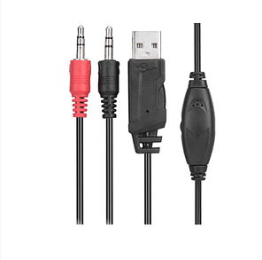 Наушники игровые проводные стерео с микрофоном Xtrike ME HP-311 3,5 мм/USB - изображение 3