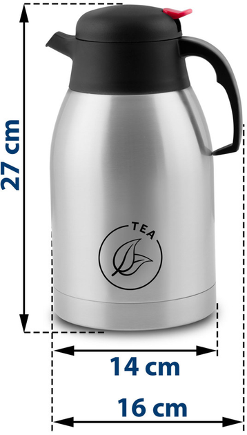Dzbanek do herbaty Berdsen próżniowy 2 l (5903890617448) - obraz 6