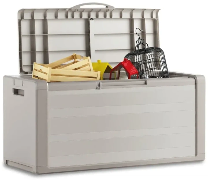 Ящик для зберігання садовий Keter Kis Gulliver Chest 118х55х49 см бежевий (245111) - зображення 3