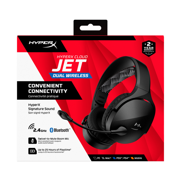 Навушники HyperX Cloud Jet Wireless Black (AJ0T1AA) - зображення 14
