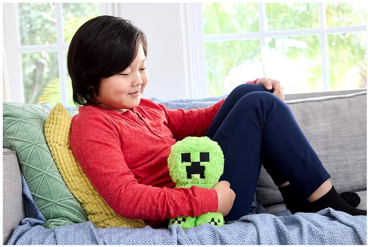Maskotka Mattel Minecraft Movie Creeper pluszowa 20 cm JFP58 (194735303212) - obraz 4
