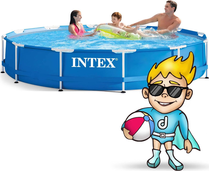 Basen stelażowy Intex 366 x 76 cm 9 w 1 28212 (0078257282128) - obraz 3