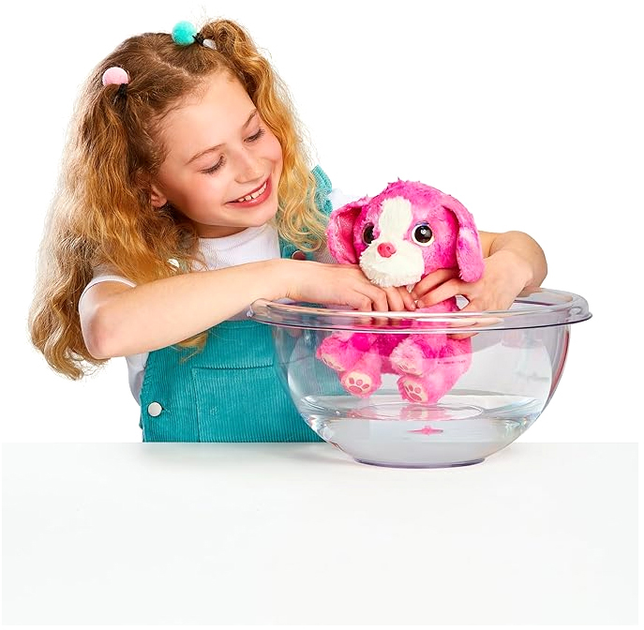 Zestaw Maskotek Little Live Pets Scruff-a-Luvs Neon Tajemniczy pluszak + Obroża z zawieszką + Grzebień + Certyfikat adopcji 1863-30177 (630996303238) - obraz 4