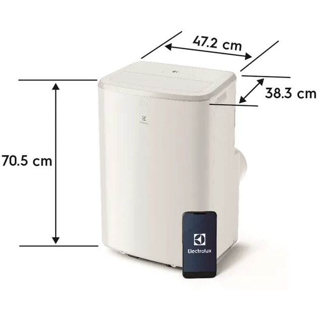Кондиціонер мобільний ELECTROLUX ChillFlex Pro EXP26U339HW - изображение 3