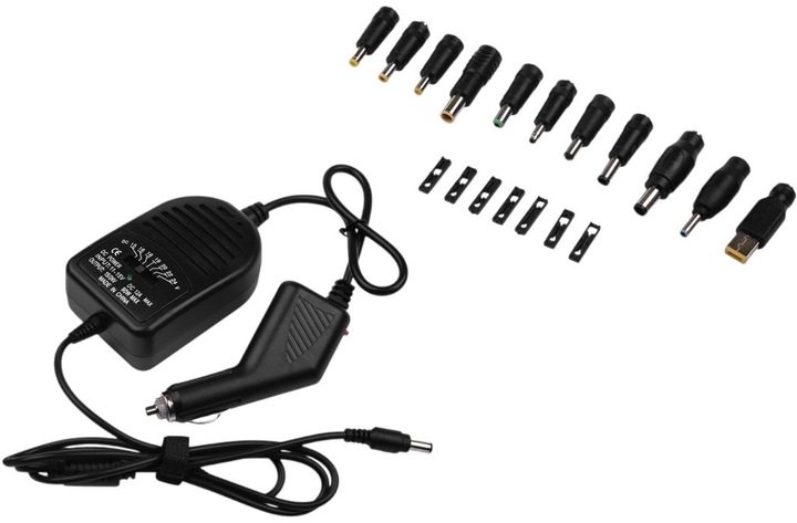Zasilacz Volt Polska Universal laptop car power adapter DC 90W 12V (2LAPDC9001) - obraz 1