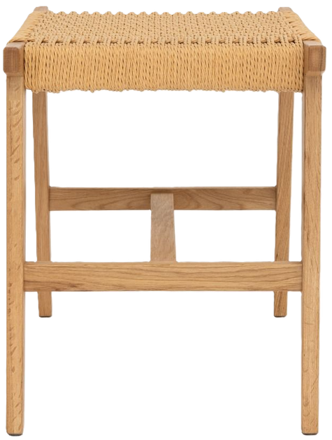 Табурет HOMLA NOVUM Натуральний 52 x 34 x 42 см (5906496739545) - зображення 4