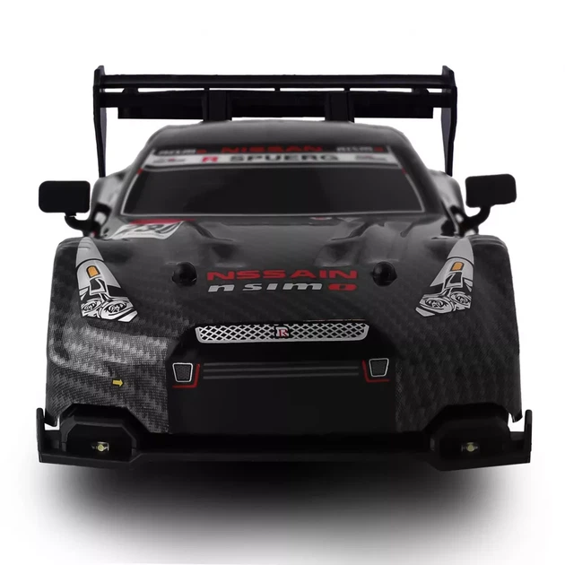 Машинка для дрифта на радиоуправлении Nissan GT-R (R35) Turbo - Темно-серая - Фото 3 Машинка для дрифта на радиоуправлении Nissan GT-R (R35) Turbo - Темно-серая - изображение 3