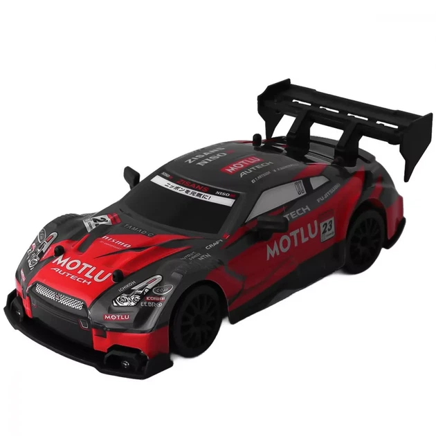 Машинка для дрифта на радиоуправлении Nissan GT-R (R35) - черный с красным - Фото 3 Машинка для дрифта на радиоуправлении Nissan GT-R (R35) - черный с красным - изображение 3