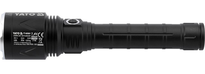 Latarka akumulatorowa Yato 100 w 8000 lm YT-085601 (5906083096938) - obraz 3