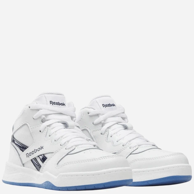 Sneakersy młodzieżowe chłopięce Reebok BB 4500 Court 100208226 36.5 (4.5UK) Białe z czarnym (1200143802373) - obraz 2