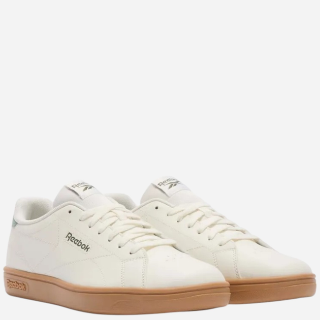 Sneakersy młodzieżowe chłopięce Reebok Court Clean 100208918 37 (5.5US) Mleczne (1200161388224) - obraz 2