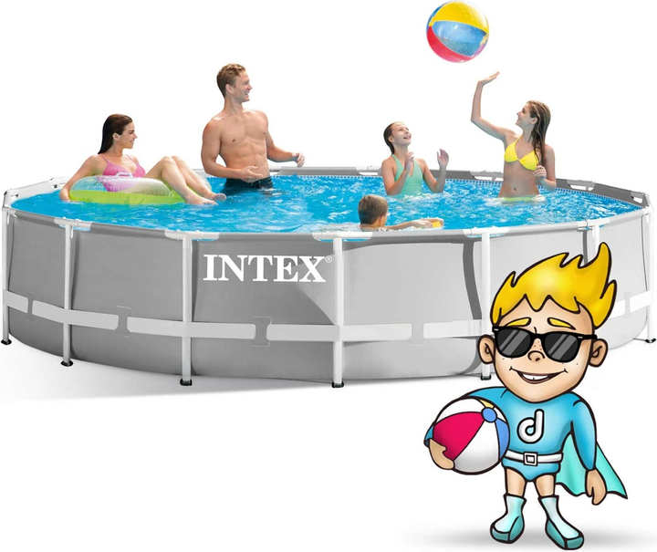 Каркасний басейн Intex 457 x 107 см 12 в 1 26724 (6941057414379) - зображення 4