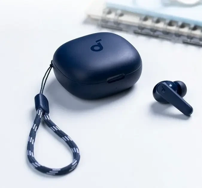 Бездротові навушники Anker Soundcore P20i, Bluetooth 5.3, IPX5, Blue, 10 міліметрові динаміки, 30 годин - зображення 4