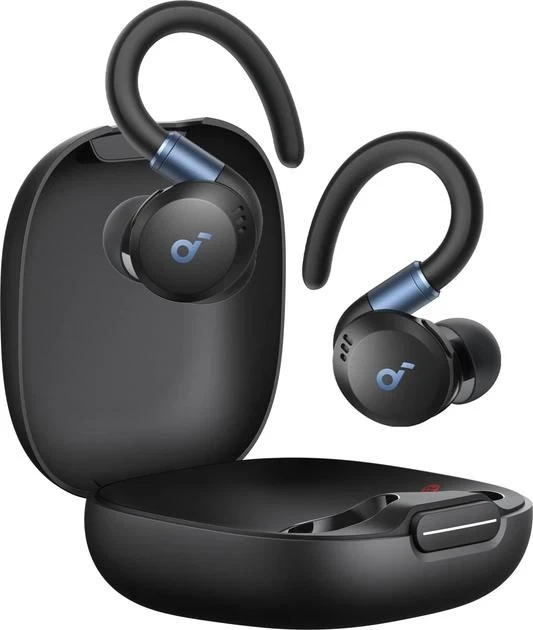 Бездротові навушники Anker Soundcore Sport X20, Black, Bluetooth 5.3, IP68, 48H, ANC, BassUp, Multipoint, SweatGuard - зображення 3