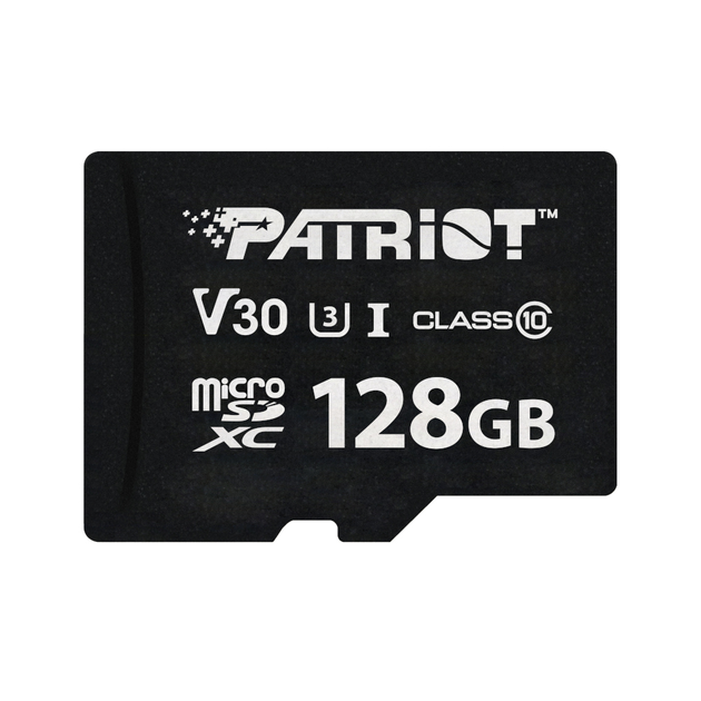 Карта памяти Patriot VX Series 128GB MicroSDHC — UHS-I U3 V30 Class 10 для видео 4K UHD (PSF128GVX31MCX) - изображение 2