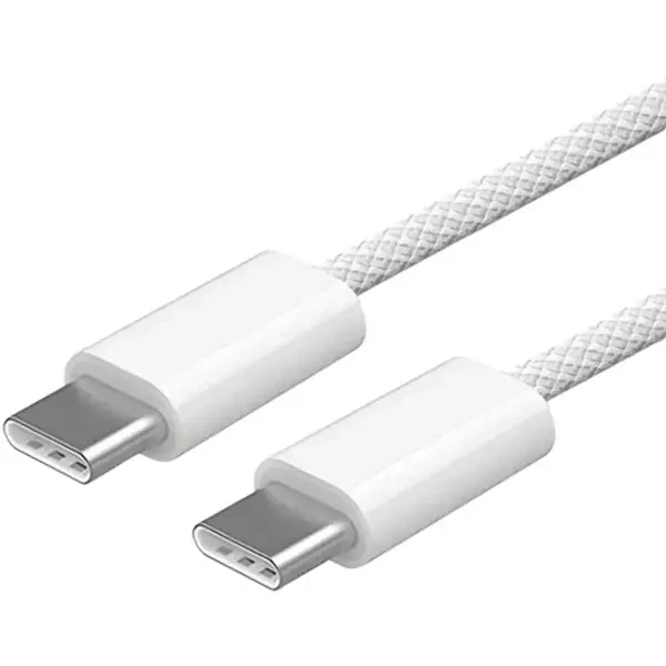 Кабель зарядний 1m USB-C to USB-C тканинний - зображення 2