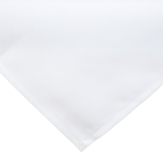 Скатертина Homla Lois гладка, стійка до плям Біла 150 x 220 см (5902869947234) - зображення 1