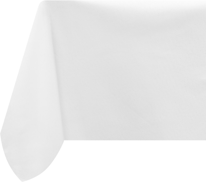 Obrus Homla Lois gładki plamoodporny Biały 150 x 220 cm (5902869947234) - obraz 6