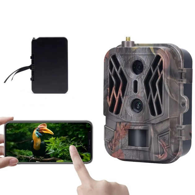 4G 4K камера-фотоловушка с двумя объективами и ночным видением 940nm Suntek HC-950Pro - изображение 2