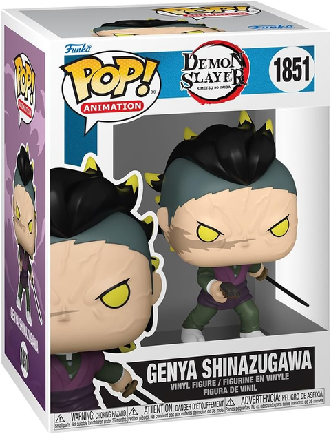 Фігурка Funko POP! Animation Demon Slayer: Kimetsu No Yaiba Genya Shinazugawa 1851 (0889698853286) - зображення 1