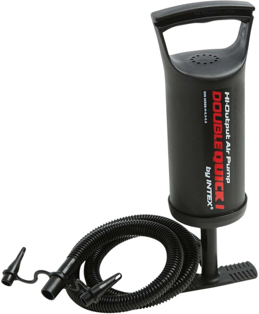 Materac dmuchany Intex 203 x 152 x 25 cm z pompką tłokową 64103 (5903890606763) - obraz 4