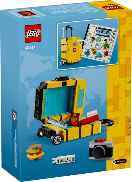 Конструктор Lego Exclusive Желтый дорожный чемодан 40817 - Фото 2 Конструктор Lego Exclusive Желтый дорожный чемодан 40817 - изображение 2