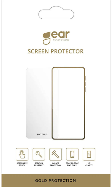 Захисне скло GEAR Glass Prot. Flat Case 2.5D для Apple iPhone 14 Plus 25 шт. Transparent (7319926612437) - зображення 2