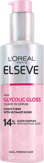 Serum do włosów L'Oreal Paris Elseve Glycolic Gloss bez spłukiwania 150 ml (3600524143909) - obraz 1