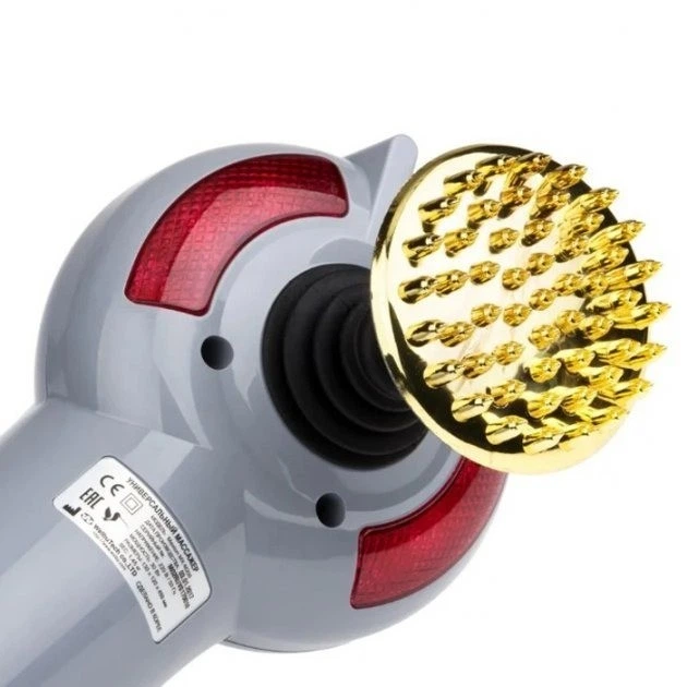Ручной вибрационный массажер для тела Maxtop Magic Massager 8 насадок - изображение 4