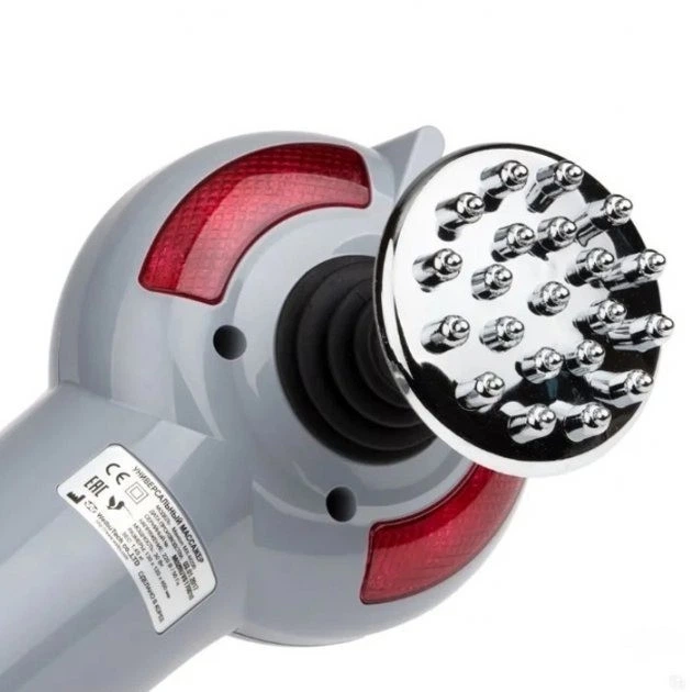Ручной вибрационный массажер для тела Maxtop Magic Massager 8 насадок - изображение 6