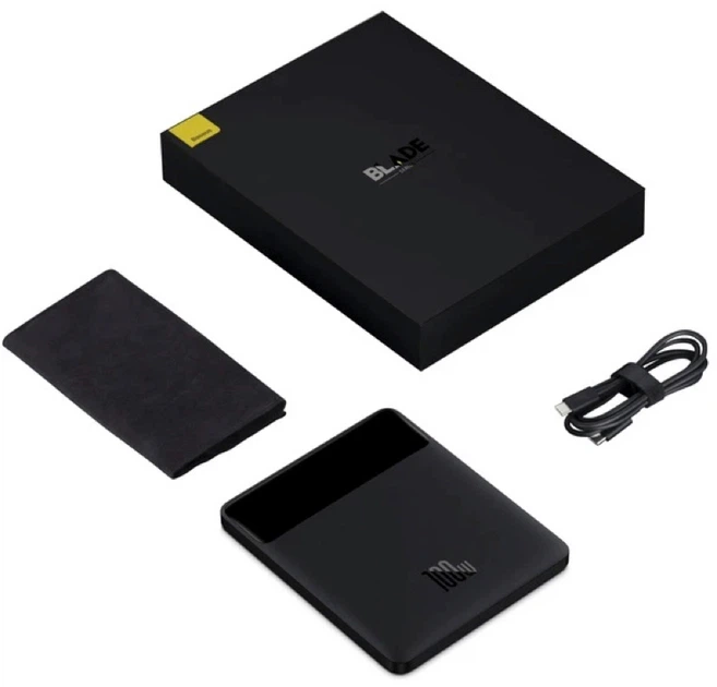 УМБ Baseus Blade High Power Digital Display 20000 mAh 100W Black (PPBL000201) - изображение 6